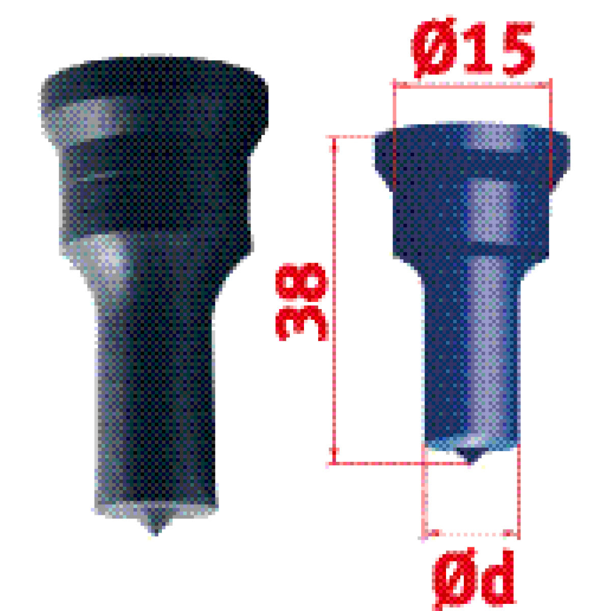 Produktbild von Metallkraft Rundstempel Nr.1 Ø 12,5 mm 3889312,5 4036351163190