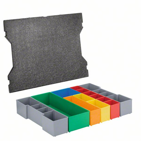 Produktbild von BOSCH Boxen für Kleinteileaufbewahrung L-BOXX 102 inset box Set 13-teilig 1600A016N8 3165140953528