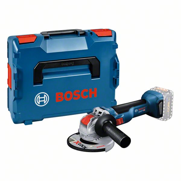 Produktbild von BOSCH Akku-Winkelschleifer GWX 18V-10 mit X-LOCK, Solo Version, L-BOXX 06017B0101 4059952549538