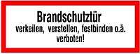 Produktbild von SafetyMarking Brandschutzschild Folie B297xH105 mm Brandschutztür verkeilen langnac 4367009645 4044589029041
