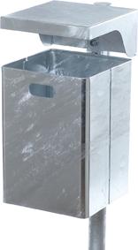 Produktbild von Rottner Abfallsammler 50L verzinkt 7049-40 FV 4040136494003