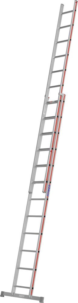 Produktbild von Hymer Schiebeleiter zweiteilig 2x12 Sprossen AH 6,32m 4367049580 4019502339149