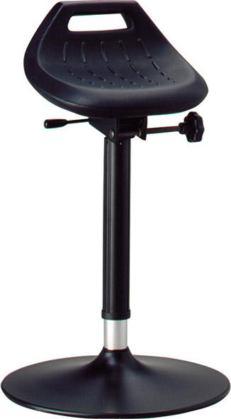 Produktbild von BIMOS Stehhilfe 9454-2000 Integralschaum schwarz Sitzhöhe 650-850 mm mit Tellerfuß 4367007775 4016849173672