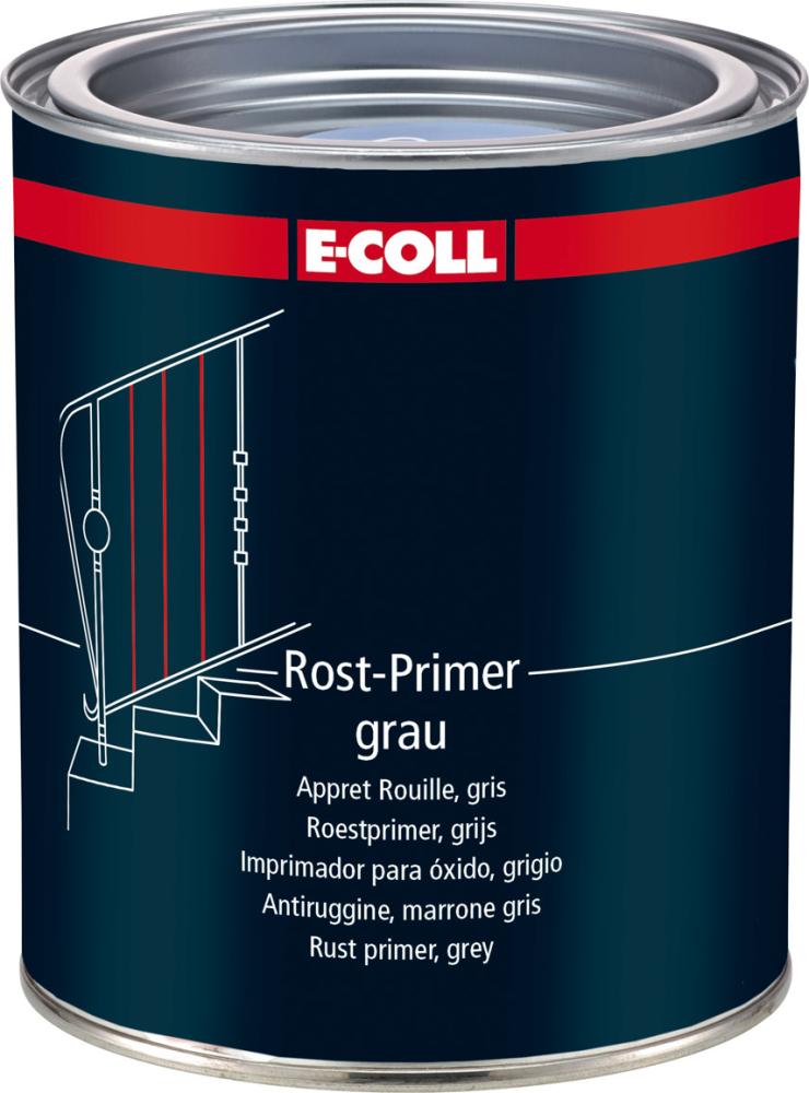 Produktbild von E-COLL Rostprimer 750ml Dose grau (6 Stück) 49991009 4317784305310