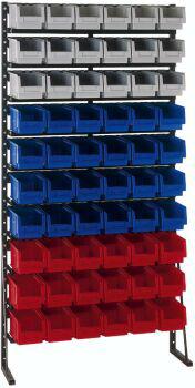 Produktbild von LA-KA-PE Norm-Regal-einseitig H2000xB1000 mm 60 Kästen NP 15 D 4332163325727