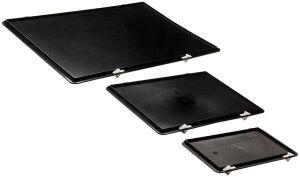 Produktbild von LA-KA-PE Verschlussdeckel schwarz für Kastenmaß B300xT200mm 4330816340660 4031022020826