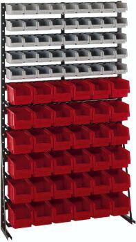 Produktbild von LA-KA-PE Norm-Regal-einseitig H1725xB1000mm 81 Kästen NP 14 E 4332163329893