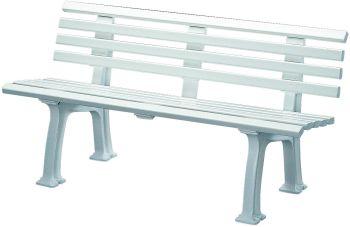 Produktbild von Blome Gartenbank SYLT 3-Sitzer Länge 1500 mm weiß 10951 4007248109515