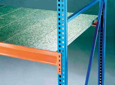 Produktbild von Schulte Weitspannregal B2500xT600xH3000 mm Anbaufeld 5 Stahlböden Fachlast 1050kg 19687 4004514226235