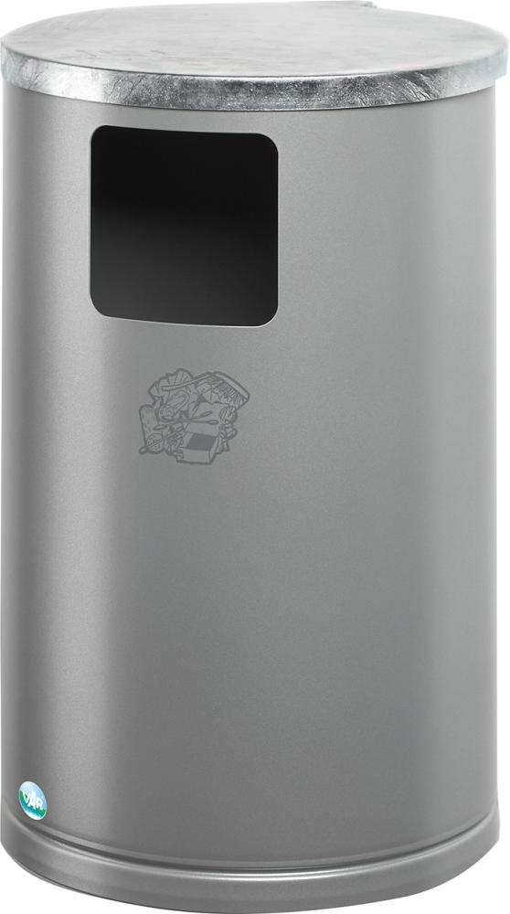 Produktbild von VAR Abfallsammler 30 l silber verschließbar 14405 4030695144051
