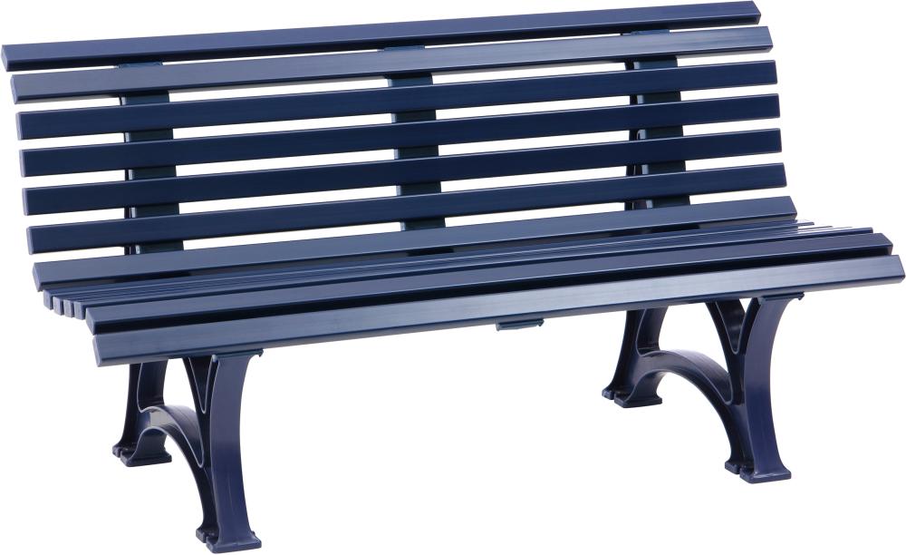 Produktbild von Blome Gartenbank HELGOLAND 3-Sitzer Länge 1500 mm blau 426033 4007248313554