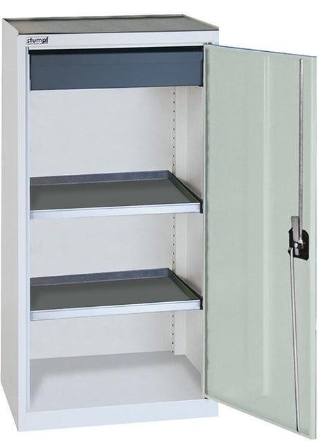 Produktbild von Stumpf Beistellschrank B500xT500xH1000 mm RAL 7035 1 Schublade 2 Wannen 3001107 4031068077051