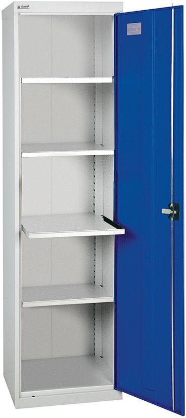 Produktbild von Stumpf Werkzeugschrank B500xT500xH1800 mm RAL 7035/5010 4 Wannenböden 3005074 4031068145682