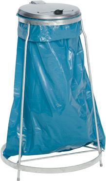 Produktbild von VAR Abfallsammler 120 l verzinkt stapelbar KS-Deckel 1026 4030695010264