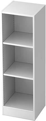 Produktbild von Hammerbacher Regal 2 Fachböden Grau 40x40x127 cm V6050/5 4032062001301