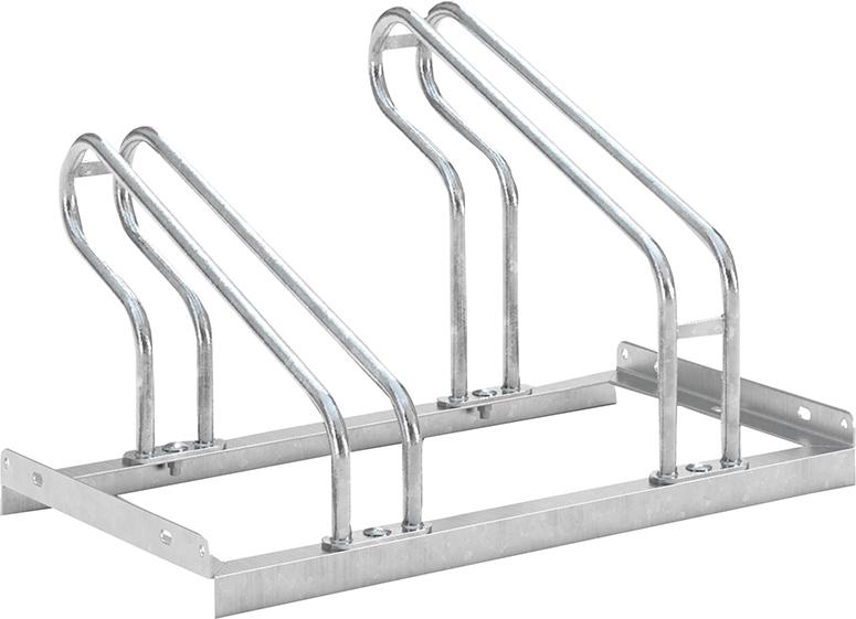 Produktbild von WSM Fahrradparker Hoch/Tief einseitig verzinkt L 700 mm 2 Plätze 105700011 4250366513461