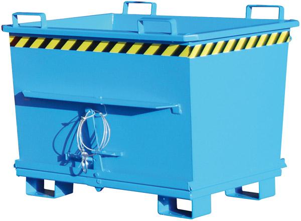 Produktbild von Bauer Klappbodenbehälter 700 l B 1200xT1040xT970 mm RAL 5012 Tragkraft 1500kg T BKB 700 l blau 4052462006843
