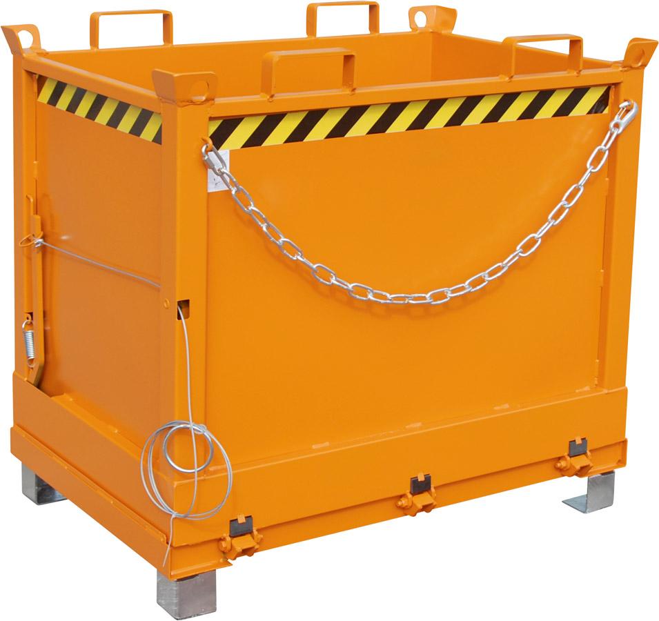 Produktbild von Bauer Klappbodenbehälter 750 l B1245xT840xH1145 mm RAL 2000 Tragkraft 1000kg Typ FB 750 lack. 4052462007130