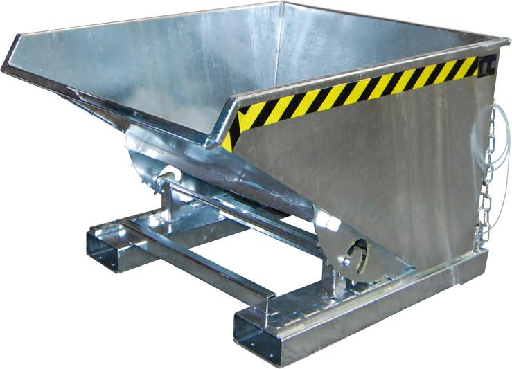 Produktbild von Bauer Kippbehälter EXPO 600 l B1070xT1260xH835 mm verzinkt Tragkraft 1000kg EXPO 600 vzk. 4052462026988