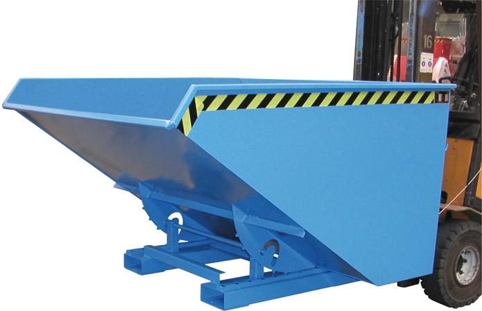 Produktbild von Bauer Kippbehälter EXPO 1200 l B1070xT1720xH1095 mm RAL 5012 Tragkraft 15 EXPO 1200 lack. Blau 4052462027121