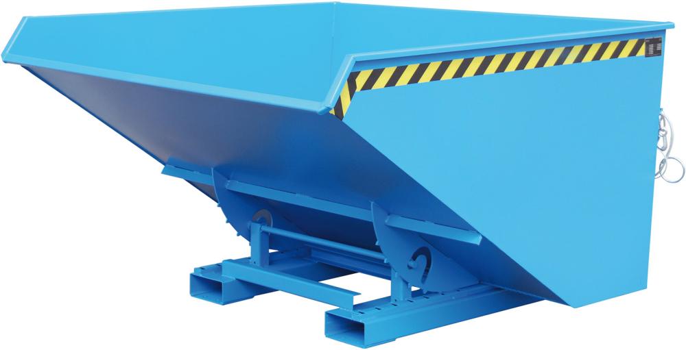 Produktbild von Bauer Kippbehälter EXPO 2100 l B1870xT1720xH1095 mm RAL 5012 Tragkraft 15 EXPO 2100 lack. Blau 4052462027282