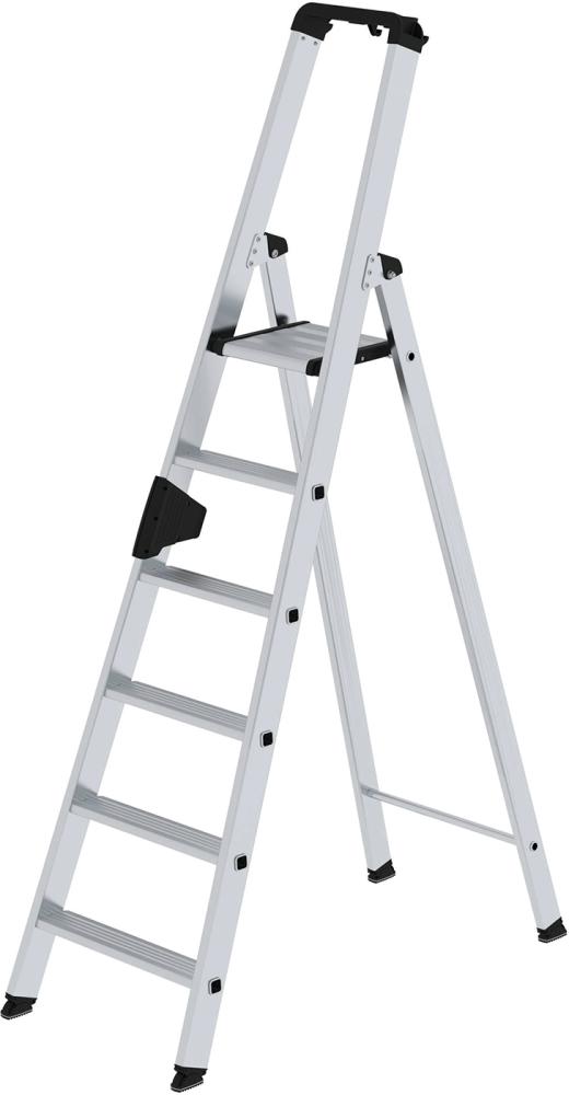 Produktbild von Günzburger Alu-Stehleiter 6 Stufen Gesamthöhe 1,38 m Arbeitshöhe bis 3,40 m 40106 4031405401068