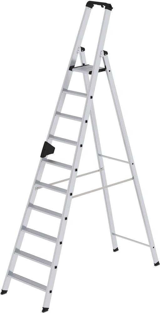 Produktbild von Günzburger Alu-Stehleiter 10 Stufen Gesamthöhe 2,31 m Arbeitshöhe bis 4,35 m 40110 4031405401105