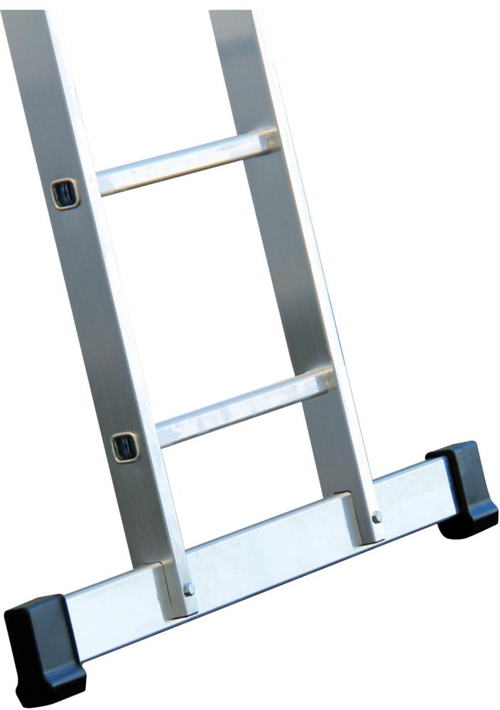 Produktbild von Günzburger Alu-Anlegeleiter 12 Stufen Leiterlänge 3,14 m Arbeitshöhe bis 4,30 m 40612 4031405406124
