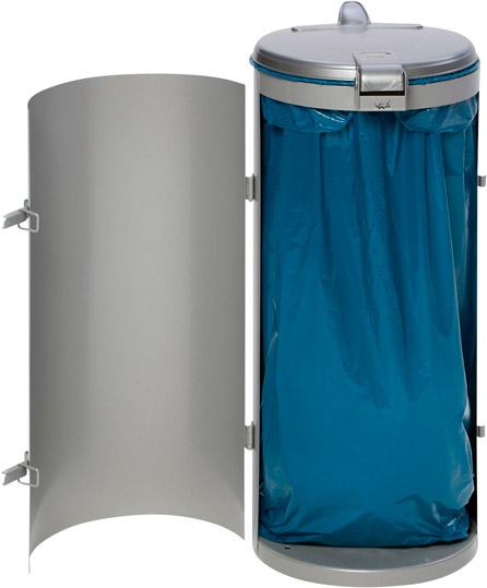 Produktbild von VAR Abfallsammler mit Tür 120 l silber H 900 mm 10112 4030695101122