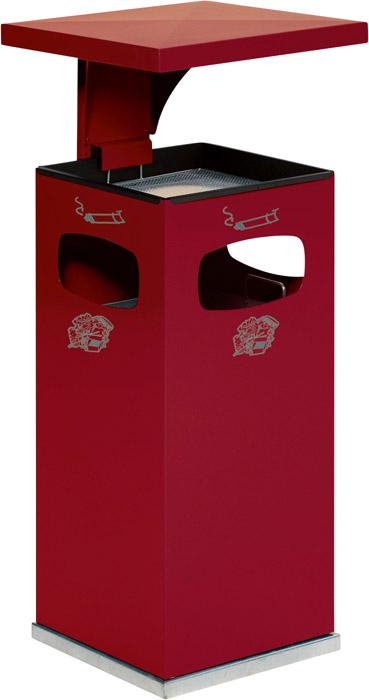 Produktbild von VAR Kombi-Ascher p.rot 3-fach 38l inkl. Inneneimer 12123 4030695121236