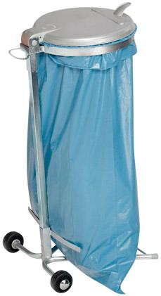 Produktbild von VAR Abfallsammler 120 l verzinkt fahrbar KS-Deckel 1041 4030695010417