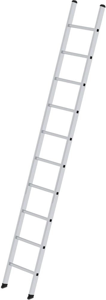 Produktbild von Günzburger Alu-Anlegeleiter 10 Sprossen Leiterlänge 3,03 m Arbeitshöhe bis 4,10 m 10010 4031405100107