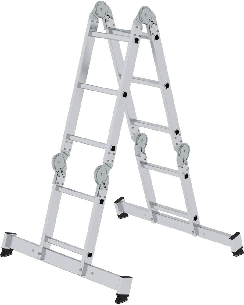 Produktbild von Günzburger Alu-Vielzweckleiter 2x2 + 2x3 Sprossen Höhe als Bühne 0,63 m Arbeitshöhe bis 31310 4031405313101