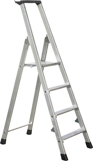 Produktbild von ZARGES Stufenleiter Nova S 4 Stufen Plattformhöhe 0,83 m Arbeitshöhe 2,85 m 42454 4003866424542