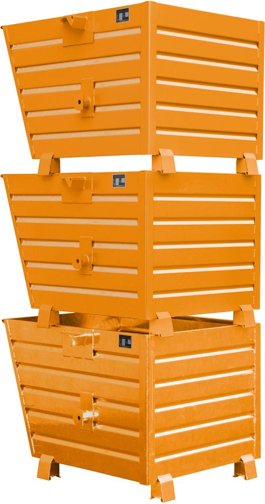 Produktbild von Bauer Stapelkipper BSK 700 l B800xT1200xH900 mm RAL 2000 Tragkraft 1500kg BSK 70 lack. 4052462007918