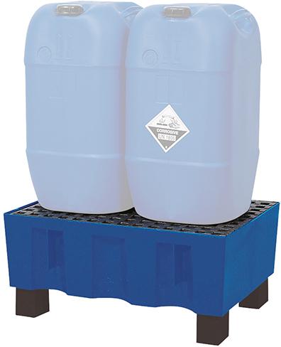 Produktbild von asecos Auffangwanne PE 60 l mit Füßen ohne Gitterrost 18073 4250101102172