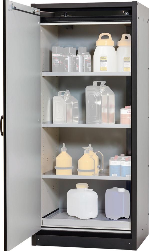 Produktbild von asecos Schrank Q-Classic-30 864x1947 1 Tür 3 Fachböden gelb 3100806030043 4054923087392