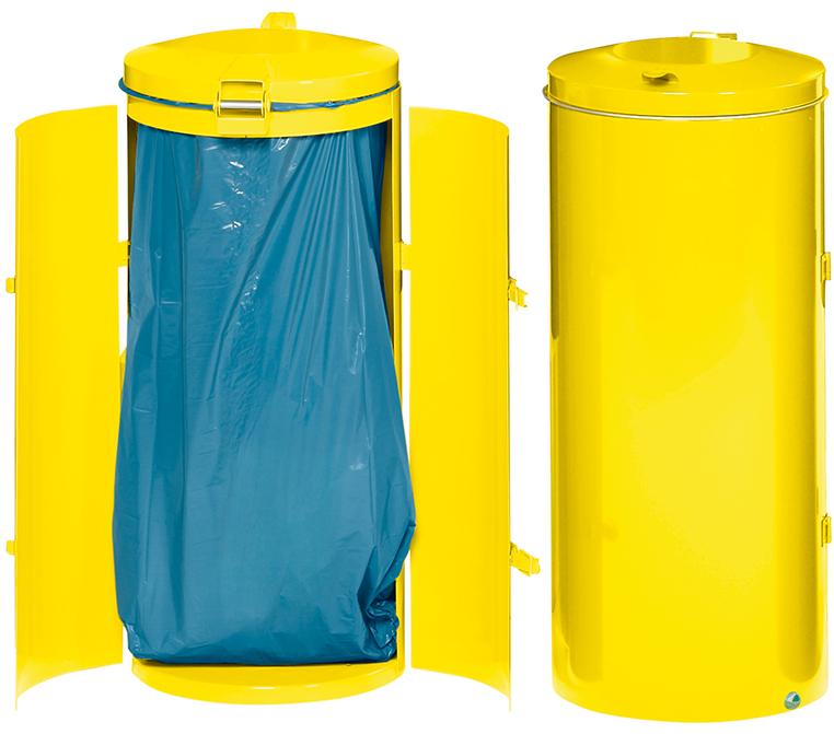 Produktbild von VAR Abfallsammler-Doppeltür 120 l gelb H 980 mm 1066 4030695010660