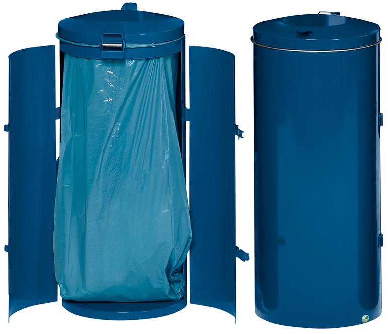 Produktbild von VAR Abfallsammler-Doppeltür 120 l blau H 980 mm 1069 4030695010691