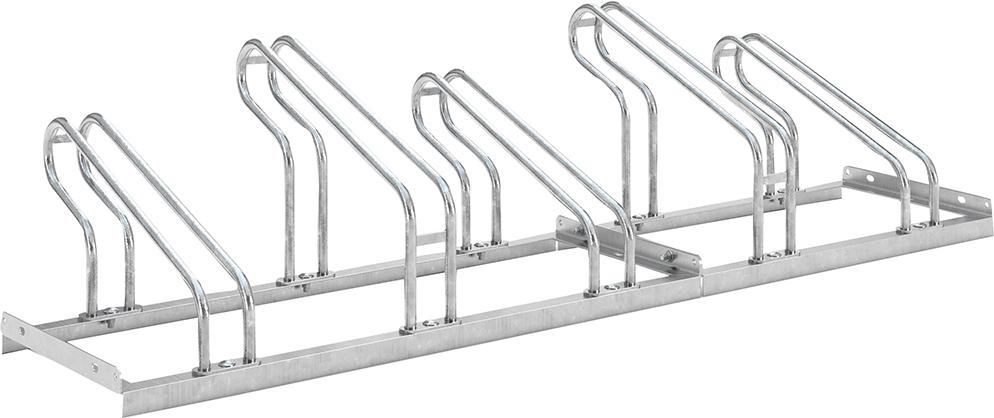 Produktbild von WSM Fahrradparker Hoch/Tief einseitig verzinkt L 1750 mm 5 Plätze 105700014 4250366513492
