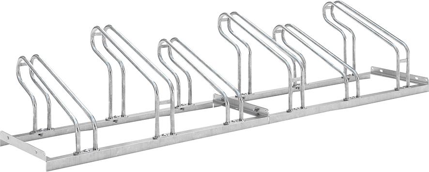 Produktbild von WSM Fahrradparker Hoch/Tief einseitig verzinkt L 2100 mm 6 Plätze 105700015 4250366513508