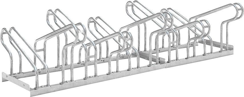 Produktbild von WSM Fahrradparker Hoch/Tief zweiseitig verzinkt L 1750 mm 10 Plätze 105700028 4250366513621
