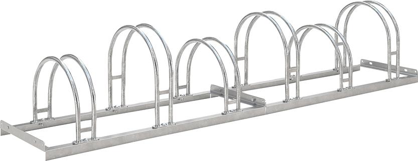 Produktbild von WSM Fahrrad-Bogenparker einseitig verzinkt L 2100 mm 6 Plätze 105800031 4250366514994