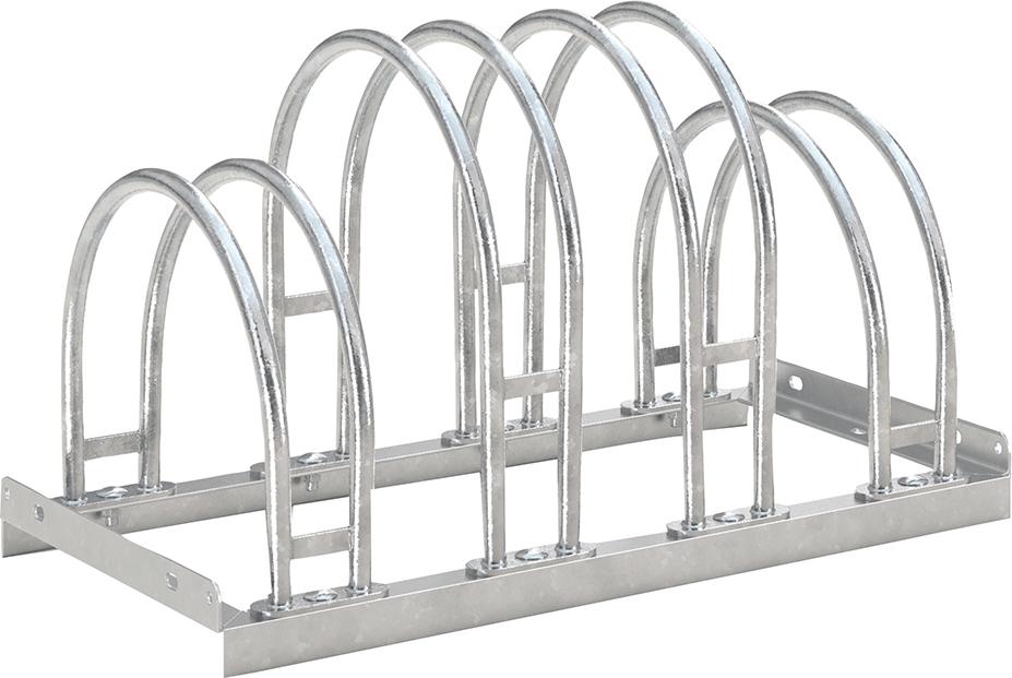 Produktbild von WSM Fahrrad-Bogenparker zweiseitig verzinkt L 700 mm 4 Plätze 105800042 4250366515106