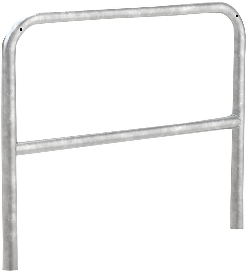 Produktbild von WSM Fahrrad-Anlehnbügel verzinkt L 1000 mm zum Einbetonieren mit Querholm 105900025 4250366515878