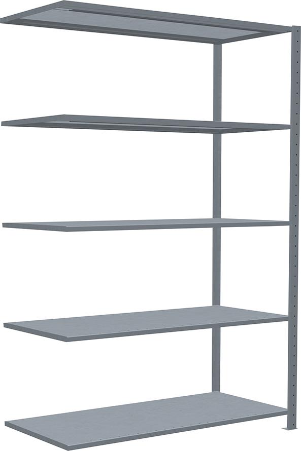 Produktbild von Schulte Steckregal B1300xT600xH2000 mm Anbaufeld 5 Böden verzinkt Fachlast 150kg 12765-130 4004514217707