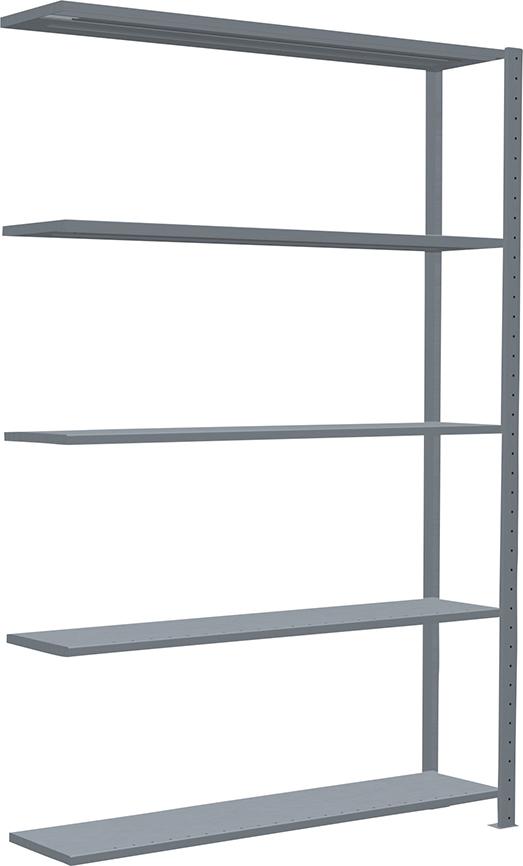 Produktbild von Schulte Steckregal B1300xT300xH2000 mm Anbaufeld 5 Böden verzinkt Fachlast 150kg 12735-130 4004514217677