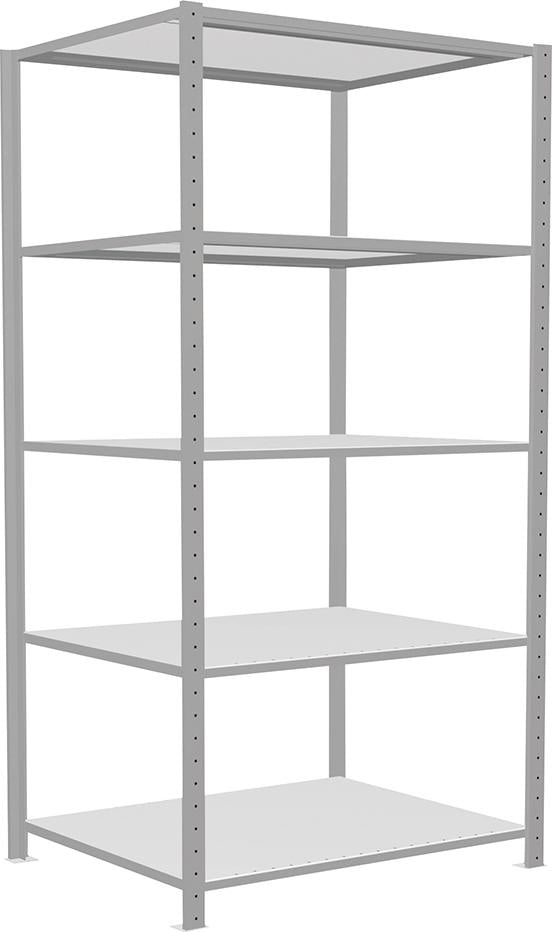 Produktbild von Schulte Steckregal B1000xT800xH2000 mm Grundfeld 5 Böden verzinkt Fachlast 250kg 32880 4004514222633
