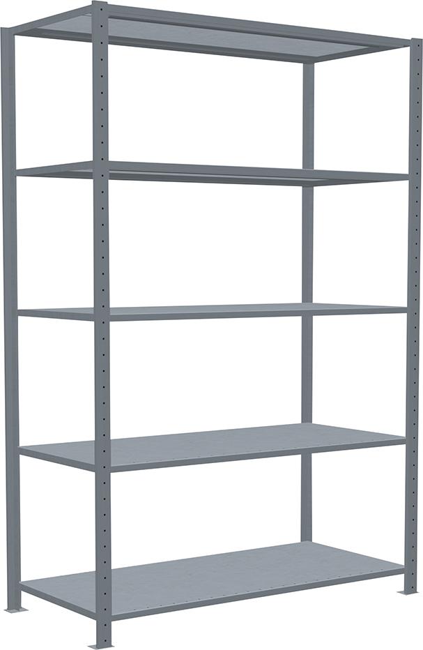 Produktbild von Schulte Steckregal B1300xT600xH2000 mm Grundfeld 5 Böden verzinkt Fachlast 250kg 12960-130 4004514217851