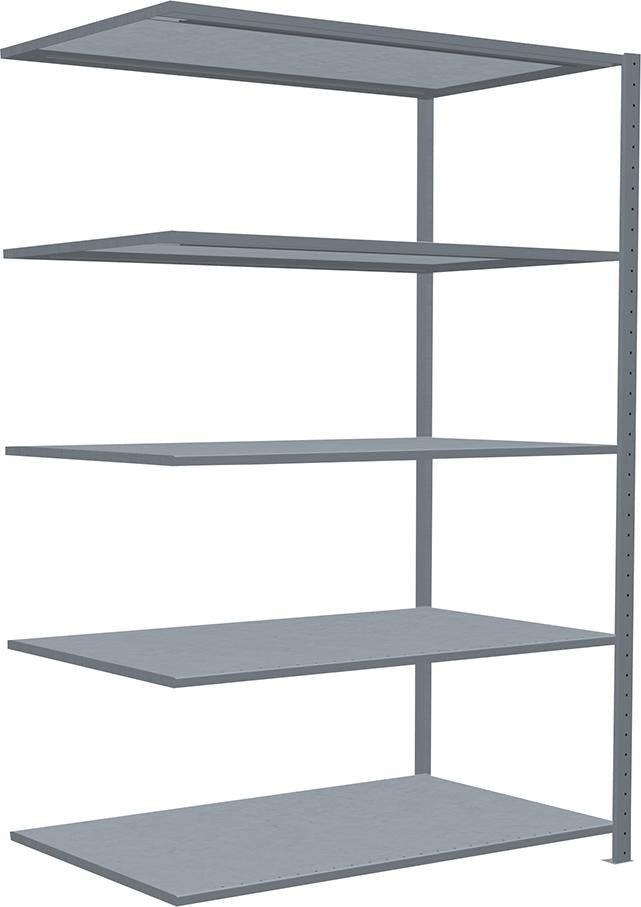 Produktbild von Schulte Steckregal B1300xT800xH2000 mm Anbaufeld 5 Böden verzinkt Fachlast 150kg 12785-130 4004514217714